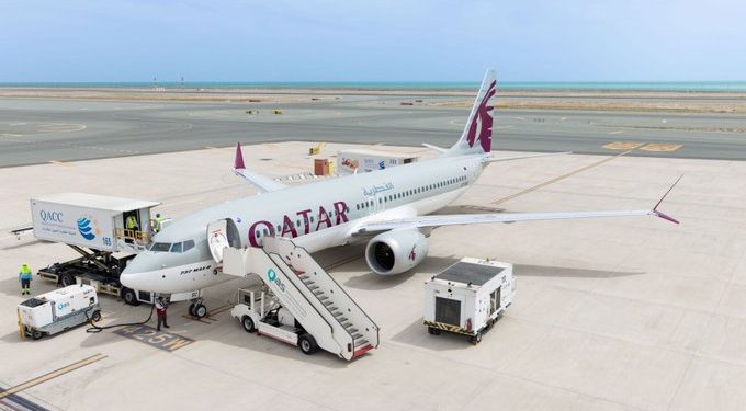 Qatar Airways B737 MAX 8’le ilk uçuşunu gerçekleştirdi