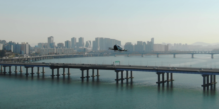 Güney Kore’de hava taksi uçuşları başlıyor