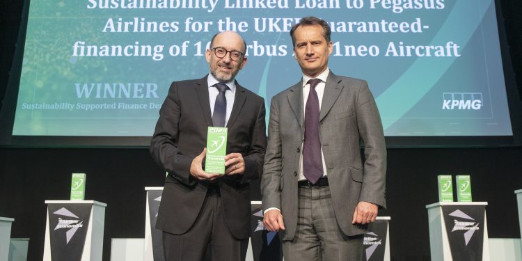 Pegasus’a sürdürülebilirlik finansmanı ödülü