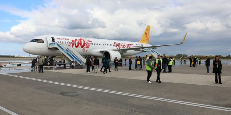 Pegasus’tan Samsun’a Atatürk’ü anma uçuşu