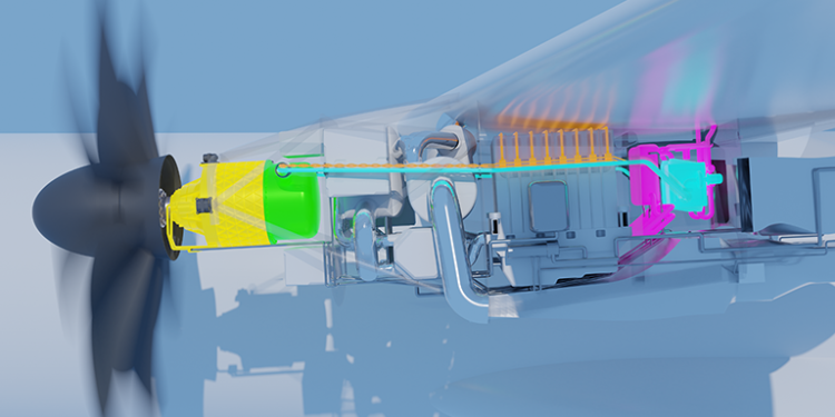 Hidrojenle çalışan uçak motorunda önemli adım