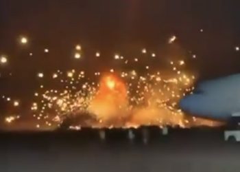 Encemine Havalimanı yakınında mühimmat deposu patladı