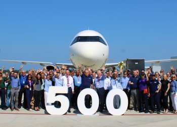 Airbus ABD’de ürettiği 500’üncü uçağı teslim etti