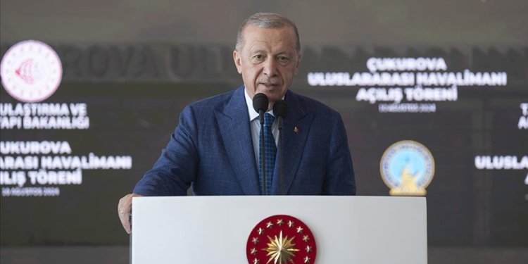 Cumhurbaşkanı Erdoğan, Çukurova Havalimanı’nı hizmete açtı