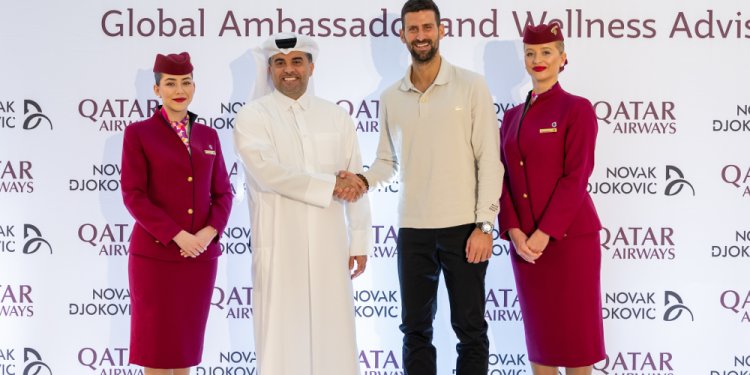 Tenis efsanesi Djokovic, Qatar Airways’in marka elçisi oldu