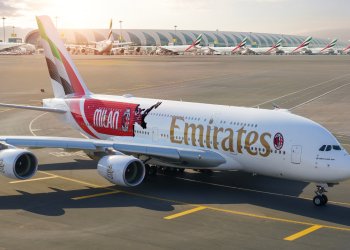 AC Milan’ın 125. yıl dönümüne özel A380 boyaması
