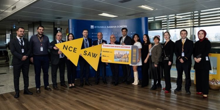 Sabiha Gökçen’den Nice’e direkt uçuşlar başladı