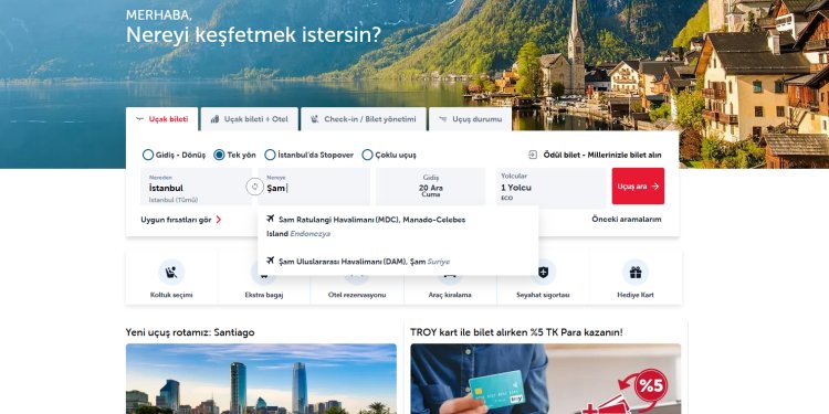 THY, Şam ve Halep’e yeniden uçmaya başlıyor