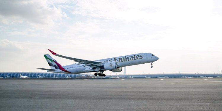 Emirates’in A350’si Hindistan’a ilk kez uçtu