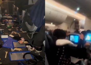 Uçakta sarsıntı yaşandı: 33 yaralı