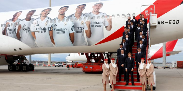 Emirates, 777’sini Real Madrid için özel tasarladı