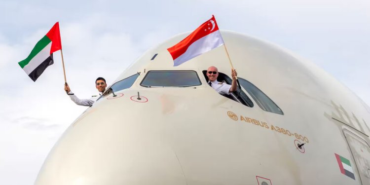 Etihad, Singapur’a A380 ile hizmet vermeye başladı