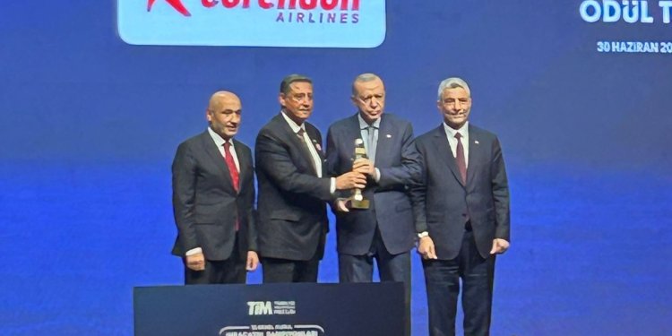 Corendon, ihracat şampiyonları arasında