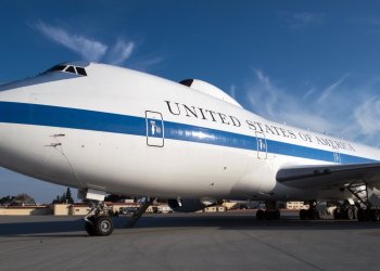 ABD’nin kıyamet uçağı başkentte görüldü