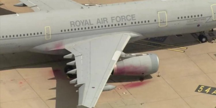 İngiliz jetlerine Filistin eylemi: 7 milyon sterlinlik zarar