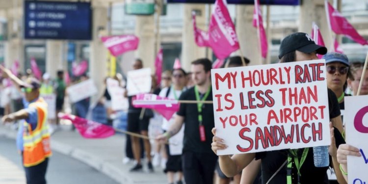Air Canada’da tahkim kararına meydan okuyan grev