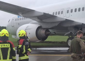 Antalya’dan kalktı, Polonya’da pistten çıktı