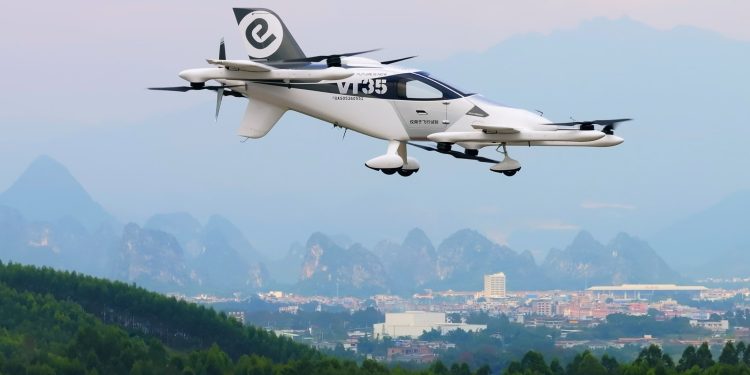 EHang, yeni nesil eVTOL modeli VT35’i tanıttı