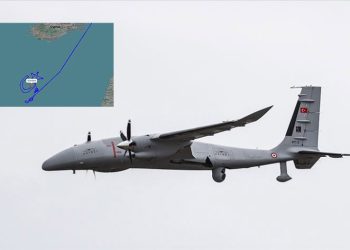 Gazze’de ateşkes sonrası Türk İHA’sı gökyüzüne ay-yıldız çizdi!