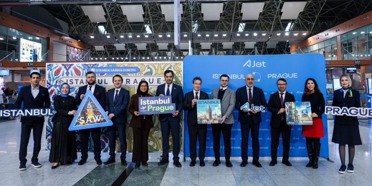 AJet’in 102. uçuş noktası Prag oldu