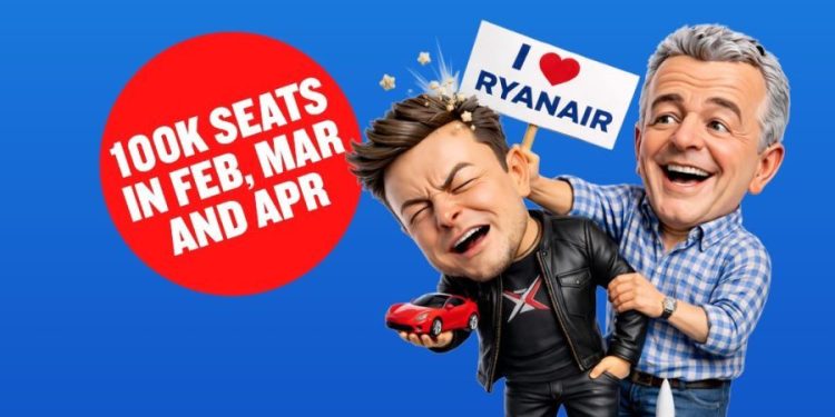 Ryanair’den Musk göndermeli “Büyük Aptal” koltuk indirimi