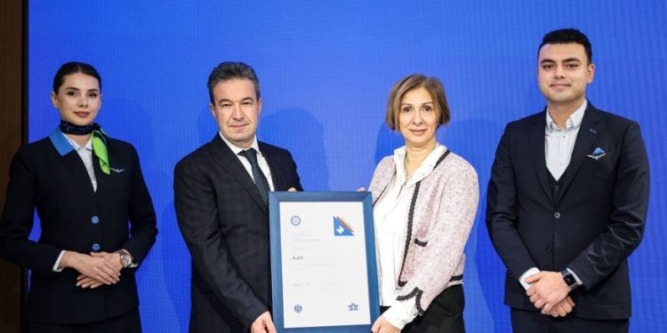 AJet’in IATA sertifikası teslim edildi